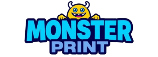 monster print logo